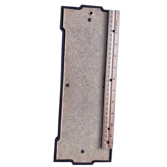 Vintage Rectangular Wood Frame Wall Mirror – 15x5 Rustic Hanging Decor - Picture 6 of 8